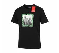 DIESEL T-Diegor-HS2 Men T-Shirt L Black Short Sleeve Crew Neck Tricot I