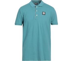 Diesel T-Harry Blue Zip Closure Polo Shirt - XL