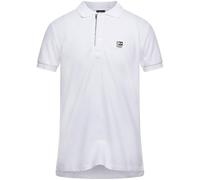 Diesel T-Harry White Zip Closure Polo Shirt