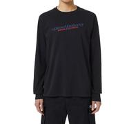 Diesel T-Just-Ls-Ind Maglietta Men's Long Sleeve Round Neck T-Shirt Gray