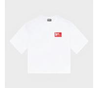 Diesel T-Rowylabel T-Shirt White Red - L