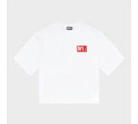 Diesel T-Rowylabel T-Shirt White Red - M