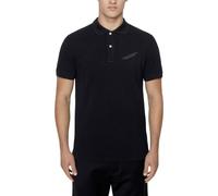Men's DIESEL T-SMITH Mens Polo Shirt Short Sleeve Casual Summer Golf Soft Cotton Tee - Black - Size: 40/Regular