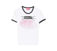 Diesel T-Uncuties-Long-R13 cotton T-shirt - White XXS-XS-S-M