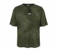 DIESEL T-Wash-Out Men T-Shirt M Green Faded Tricot Oversized Short Sleeved
