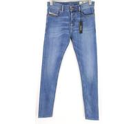 DIESEL Tepphar-X R8XA3 Men's Light Blue Slim Carrot Jeans W30/L34 Buttoned
