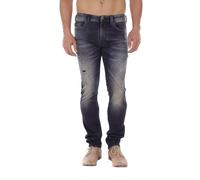 DIESEL Thavar-Ne 0607U Men's Jeans W28 Jogg Ripped Distressed Blue RRP200