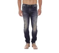 Diesel Thavar-Ne 0607U Men's Jeans W28 Jogger Distressed Blue RRP200