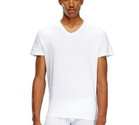Diesel Tonal Logo V-Neck T-Shirt -White - XL