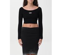 DIESEL Top Woman color Black - Size: S - female