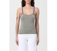 DIESEL Top Woman color Grey - Size: M - female