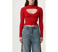 DIESEL Top Woman color Red - Size: S - female