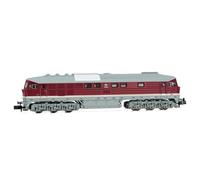 Diesel Train 132 483-9 Locomotive Model 6-Axle DR 1:160 Scale N Gauge Red Grey