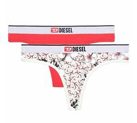 Diesel Ufst 2-Pack Thong, Red/White Print - S