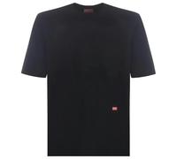 Diesel Unisex Adult Graffiti Logo T-Shirt - Black - L - Black - 100% Cotton