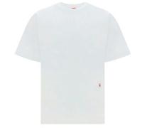 Diesel Unisex Adult Graffiti Logo T-Shirt - White - L - White - 100% Cotton