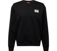 Diesel Unisex Adult Patch Logo Sweatshirt - Black/Black - S, S - Black/Black - 60% Cotton/40% Polyester