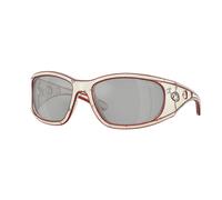 DIESEL Unisex DL3012U 20108V Sunglasses Injected White Silver Squared Normal