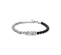 Diesel Unisex Font Silver Stainless Steel Bracelet, DX1541040