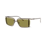 Diesel Unisex Sunglass DL1002 - Frame color: Shiny Antique Copper, Lens color: Green