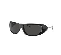 Diesel Unisex Sunglass DL3001 - Frame color: Shiny Black, Lens color: Dark Grey