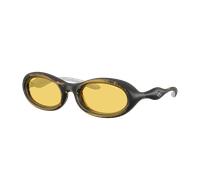 Diesel Unisex Sunglass DL3011U - Frame color: Yellow Metallic, Lens color: Yellow