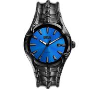 Diesel Vert Men's Blue Dial Black IP Stainless Steel Bracelet Watch