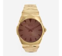 Diesel D-Sruptor Three-Hand Stainless Steel Watch One Size Gold