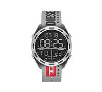 Diesel Watch for Men Crusher, Digital Movement, 46 mm Smoke Nylon Case with a Nylon Strap, DZ1894
