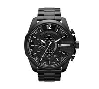 Diesel Watch for Men Mega Chief, Chronograph Movement, 59 mm Black Stainless Steel Case with a Stainless Steel Strap, DZ4283
