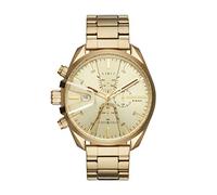 Diesel Watch for Men Ms9 Chrono, Chronograph Movement, 47 mm Gold Stainless Steel Case with a Stainless Steel Strap, DZ4475