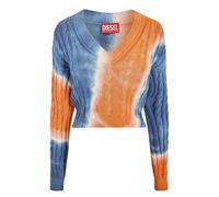 Diesel Womens/Ladies Janel Tie Dye V Neck Crop Sweatshirt GT27572