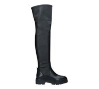 Diesel Womens/Ladies Leather Block Heel Thigh-High Boots GT37566