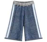 Diesel Women's M-Esther Ribbed Denim Shorts Blue Denim
