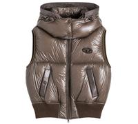 Diesel Women's Padded Gilet Brown IT 40