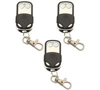 DieseRC 3pcs 433Mhz Wireless Remote Control Transmitter Keychain 1527 Learning Code 2 Buttons, for use with DieseRC Receiver