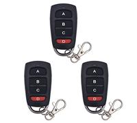DieseRC 3pcs Garage Door Remote Control Cloning Remote Control 433MHz Universal Remote Control Wireless Keychain Duplicator