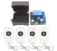 DieseRC 5V - 30V radio remote switch 1-channel radio control relay receiver 12V 24V with transmitter key fob potential-free contact relay control