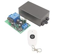 DieseRC Radio Frequency Light Remote Control Switch, 433MHz RF Wireless AC 220V 240V 110V 1500W Relay Receiver with Transmitter, Toggle Mode Turn ON/OFF Lamp (with 1 Transmitter)