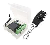 DieseRC Wireless Remote Control Switch 433Mhz 220V 230V 240V 1 Channel Radio Control Relay Receiver with 1 Transmitter Keyfobs Potential-Free Contacts Relay Controller