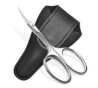 Diesisa Curved Cuticle Scissors - Professional Stainless Steel Beauty - Precise Pointed Tip - for Eyebrows, Eyelash,Hair