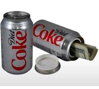Diet Coca-Cola Can Diversion Safe Stash Box Hidden - UNSCREW LID TO REVEAL SECRET STORAGE