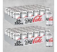 Diet Coke - 330ml Cans (Pack of 48) | Sugar-Free, Zero Calorie Soft Drink | Crisp & Refreshing Cola