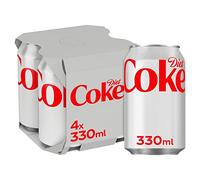 Diet Coke, 4 x 330 ml