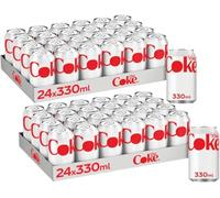 Diet Coke 48-Pack - 330ml Cans | Crisp and Sugar-Free Elixir for a Refreshing Lifestyle | Stay Hydrated with Every Sip | Sugar-Free Indulgence | Timeless Refreshment