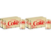 Diet Coke Caffeine Free Soft Drink Cans, 8 x 330 mL (Pack of 2)