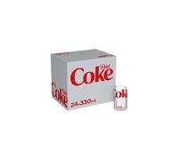 Diet Coke Can Cola, Box 330 ml (Pack of 24)