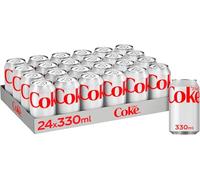 Diet Coke Low Sugar Cola Soft Drink (24 x 330ml Cans)