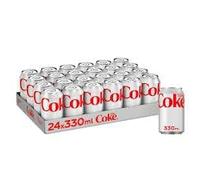 Diet Coke Low Sugar Crisp and Refreshing Soft Drink (48 Cans x 330ml)