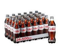 Diet Coke Soft Drink Bottles, 24 x 500 mL